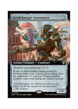 Magic the Gathering MTG DRC Stridehangar Automaton 35 Regular Near Mint - Image 1