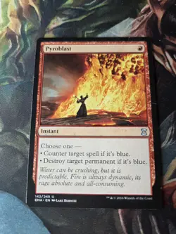 MTG Pyroblast U Eternal Masters 142 LP - Image 2
