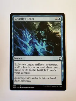 Ghostly Flicker - MTG Kaldheim Commander - NM - Image 1