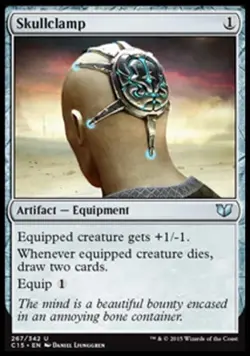 MTG English Skullclamp NM Normal Commander 2015 - Image 1