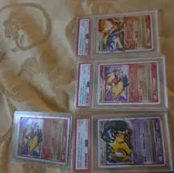 pokemon level x lot, 3 cards Giratina psa 7, infernape psa 8 x2, + raw infernape - Image 1