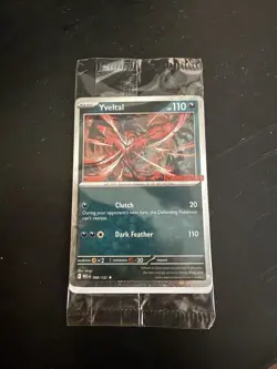 Sealed Yveltal 088/132 Holo Mega Evolution Pokemon Tcg GAMESTOP STAMPED PROMO - Image 1