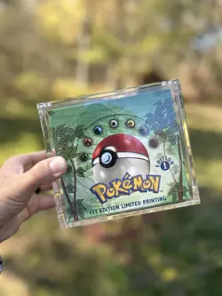 Magnetic Pokemon Booster Box Acrylic Case! Pokemon Premium Display - FREE S&H - Image 1