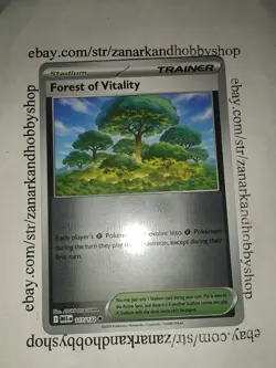 Pokemon Forest Of Vitality 117/132 Mega Evolution REVERSE HOLO NM - Image 1