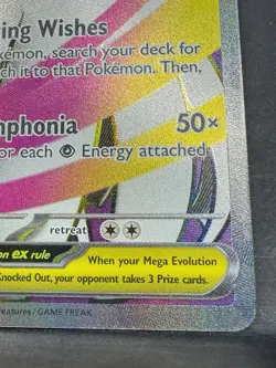 Mega Gardevoir ex Full Art Ultra Rare 159/132 Pokemon TCG Mega Evolution English - Image 5