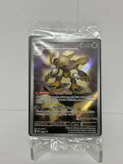 Pokemon Center Stamped Alakazam 009 Pokemon Mega Evolutions - Promo Sealed - Image 1