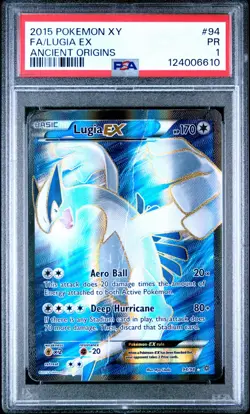 PSA 1 Pokemon Lugia EX 94/98 Ancient Origins Ultra Rare Full Art Holo - Image 1