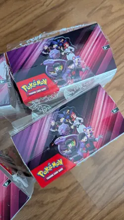 Pokemon Tcg *EMPTY/NO CARDS* Destined Rivals Booster Box - Lot of 5 With Wrapper - Image 4