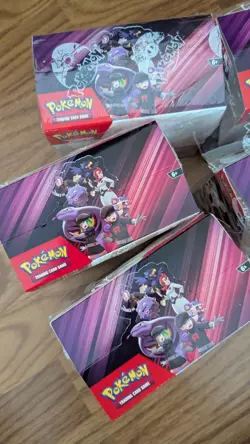 Pokemon Tcg *EMPTY/NO CARDS* Destined Rivals Booster Box - Lot of 5 With Wrapper - Image 5