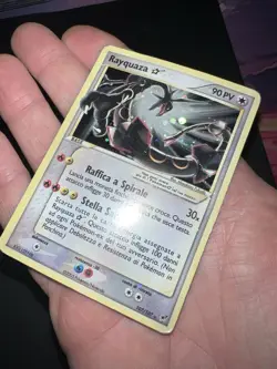 Pokemon Rayquaza Gold Star 107/107 Ex Deoxys ITA Holo POOR - Image 3