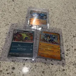 Pokemon Prismatic- Lot Of 3 Promos From Premium Collection- Lucario & Tyranitar - Image 1