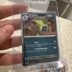 Pokemon Prismatic- Lot Of 3 Promos From Premium Collection- Lucario & Tyranitar - Image 2