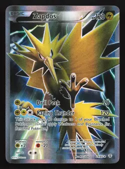 Pokemon Zapdos 29/83 Generations Ultra Rare Full Art Holo MP - Image 1
