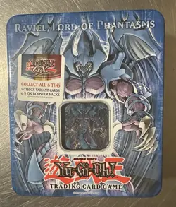 YuGiOh! 2006 Collectors Tin, Raviel, Lord of Phantasms Factory Sealed - Image 1