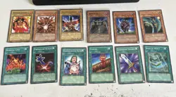 YuGiOh lot of 12 cards, 1999-2002, including 4 Rares, 1 Super Rare - Image 1