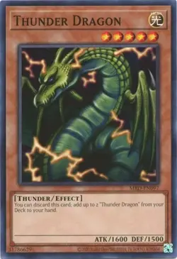 Thunder Dragon - Unlimited Metal Raiders (25th Anniversary Edition) NM YuGiOh - Image 1