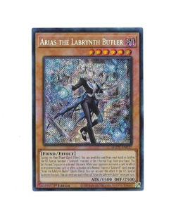 Yugioh Yu-Gi-Oh! Arias the Labrynth Butler AGOV-EN017 1st edition Secret Rare NM - Image 1