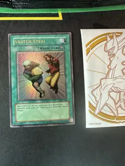 YuGiOh! TCG Snatch Steal Magic Ruler MRL-036 Unlimited Ultra Rare Holo 170💎NM💎 - Image 1