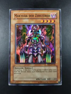 YUGIOH 2004 | MAKYURA THE DESTROYER | DB1-DE169 | GERMAN | SUPER RARE | VG (MP) - Image 1