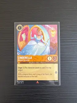 3/204 CINDERELLA BALLROOM SENSATION RISE OF FLOODBORN RARE DISNEY LORCANA CARD - Image 1