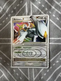 Pokemon TCG Arceus LV.X Holo Rare Card 94/99 Arceus @2009 - Image 1