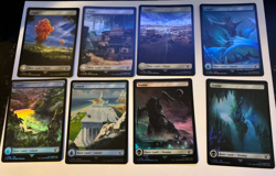 16 Card Full Art Foil Land Set Magic The Gathering Final Fantasy - Image 1