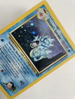 Pokemon TCG Giovanni's Gyarados Holo Card 5/132 Gym Challenge Rare - Ungraded - Image 1