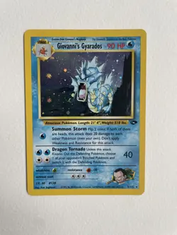 Pokemon TCG Giovanni's Gyarados Holo Card 5/132 Gym Challenge Rare - Ungraded - Image 5