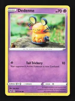 Dedenne 077/185 Vivid Voltage English Pokemon Card TCG - Image 1