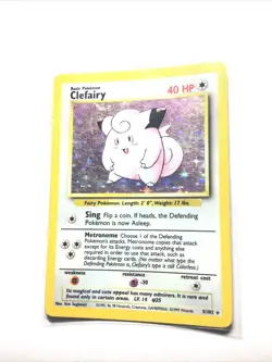 CLEFAIRY - 5/102 - Base Set - Holo - Pokemon Card - PL - Image 1