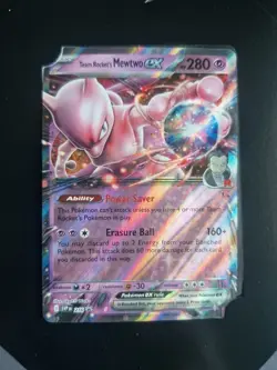 3 x Destined Rivals EX Tin Promo Cards Mewtwo SVP216 Nidoking SVP217 Persian 218 - Image 2