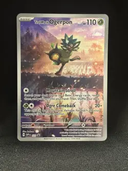 Teal Mask Ogerpon 123 Sv: Scarlet & Violet Promo Cards Holo - Image 1