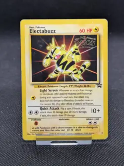 Electabuzz No.2 WOTC Black Star Promo Pokemon Card WOTC LP/Played - Image 1