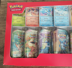 2025 Pokemon Prismatic Evolutions Costco 8 Mini-Tin Bundle w/ Promo Cards NEW - Image 2