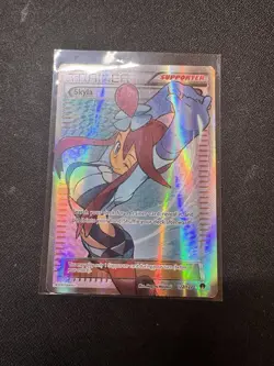 Pokemon TCG Skyla Breakpoint Trainer Full Art Ultra Rare Holo Card 122/122 MP - Image 1