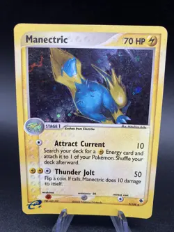 Pokemon 2003 MANECTRIC Rare Holo 9/109 (LP) TCG Trading Card Rare Ruby Sapphire - Image 1