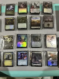 Magic The Gathering Bulk Lot 995 Cards C/UC, Foil C/UC, Lands, R/M With Foils. - Image 1