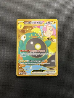 Pokemon TCG Hyper Rare Iono's Bellibolt EX Card 188/159 Journey Together - Image 1