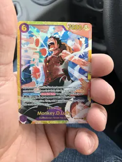 One Piece Card Game Monkey.D.Luffy EB 02-061 SEC English prb 02 EB 02 061 Reprin - Image 1