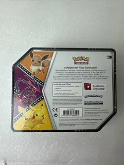 Pokemon TCG Eternatus V Powers Tin Factory Sealed 2020 New Pokemon - Image 2