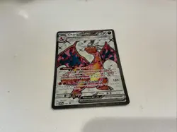 CHARIZARD ex #056 Pokemon TCG S&V Obsidian Flames Holo Tera Black Star Promo - Image 4