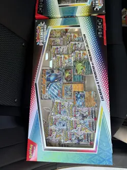 Pokemon Scarlet & Violet Prismatic Evolutions Lucario ex & Tyranitar ex Premium - Image 2