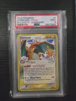Pokemon Charizard EX Crystal Guardians Holo Rare #4 PSA 9 Mint - Image 1