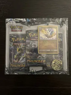 Pokemon TCG: SUN & MOON Lost Thunder 3 Pack Blister New Factory Sealed Altaria - Image 1