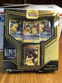 Pokemon Pikachu & Zekrom-GX League Battle Deck - Factory Sealed Deck - Image 1
