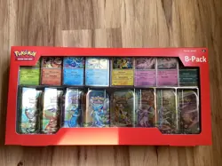 Pokemon Prismatic Evolutions Mini Tins 8 Pack Costco Exclusive~Sealed - Image 1