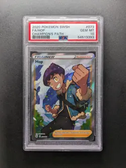 PSA 10 - 2020 Pokemon HOP - Full Art- 073/073 - Champion's Path - Image 1