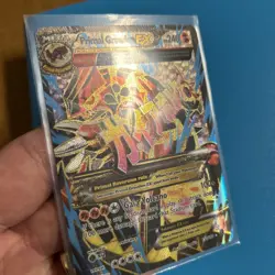 Pokemon M Primal Groudon EX 151/160 Ultra Rare Holo Mega Primal Clash Near Mint - Image 3