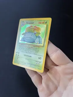 Venusaur Holo 15/102 NM- Base Set 2000 Pokemon TCG - Image 3