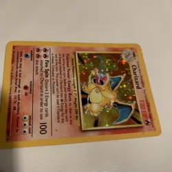 1999 Pokemon Charizard 4/102 Holo Rare Base Set unlimited vintage original TCG - Image 4